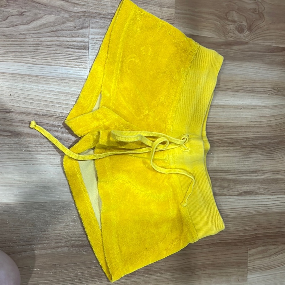 yellow hard tail shorts never worn will lower price